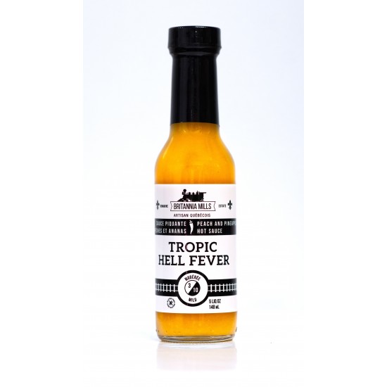 Tropic Hell Fever - Peach and Pineapple hot sauce - Moderate heat